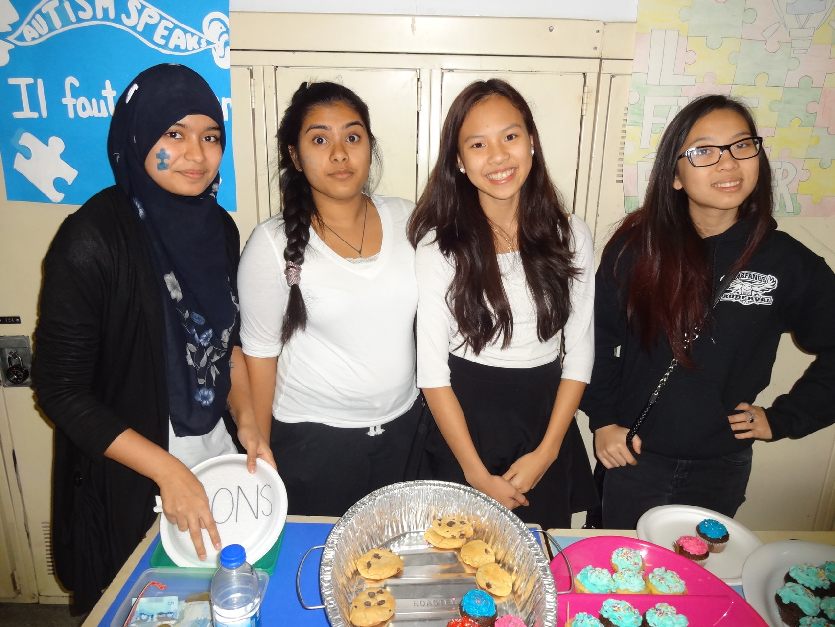 Vente de cupcakes pour l'organisme Autism Speaks!