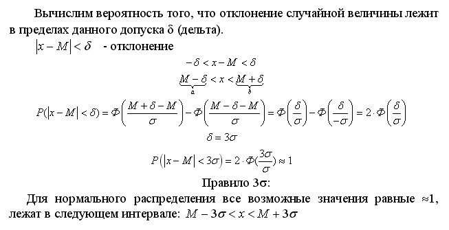 Как найти отклонение случайной величины. Вероятность отклонения от математического ожидания. Вероятное отклонение случайной величины. Вероятность заданного отклонения нормальной случайной величины. Вычисление вероятности заданного отклонения.