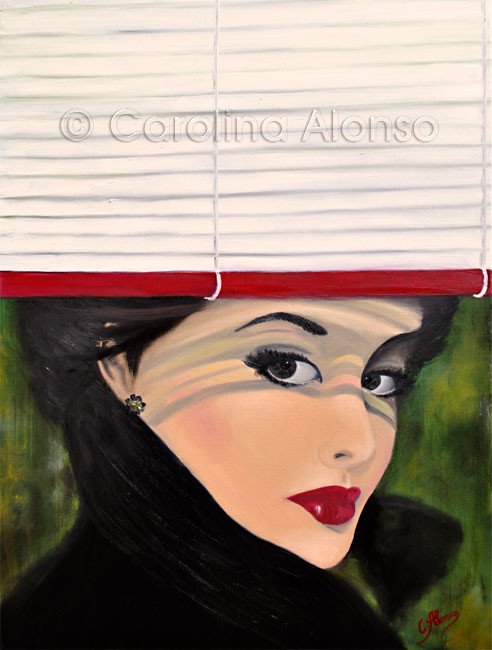 Joulosie - Carolina Alonso, Öl auf Leinwand