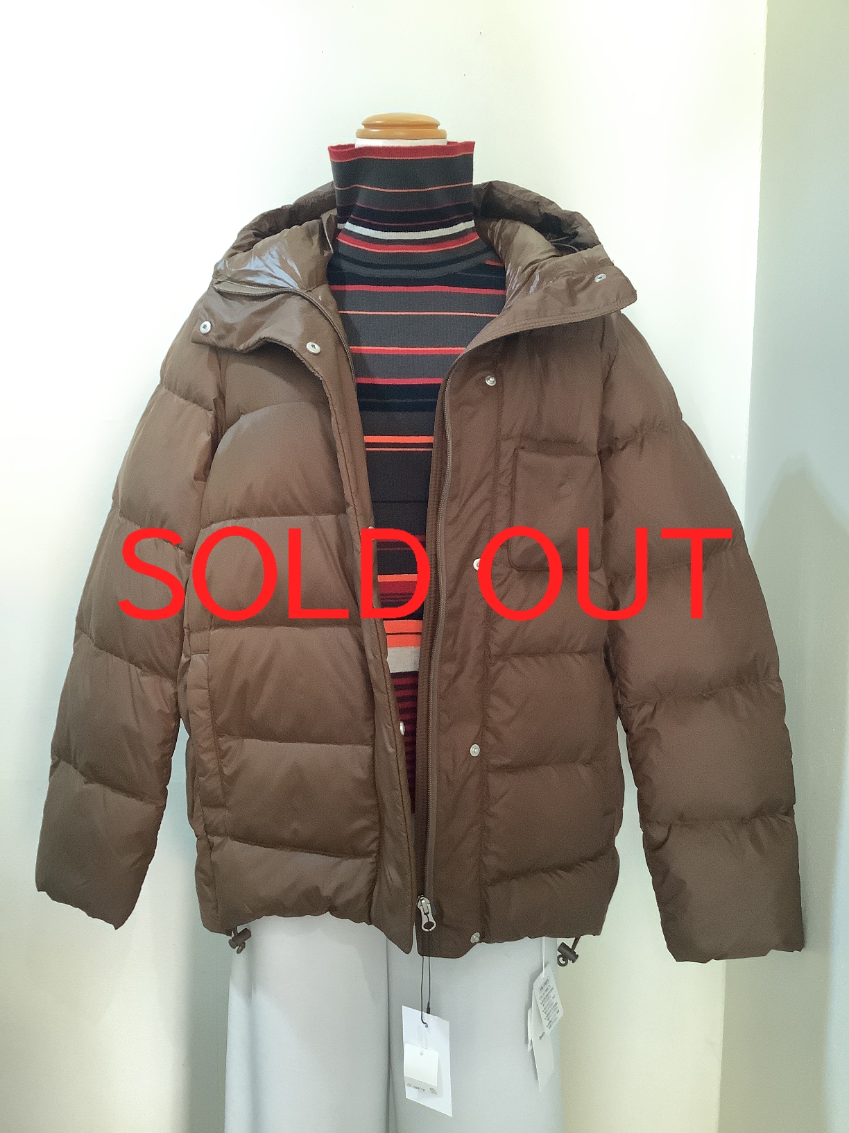 15−MA14 ブラウンダウンジャケット ¥15,400（税込）⇒SALE ¥12,320（税込）