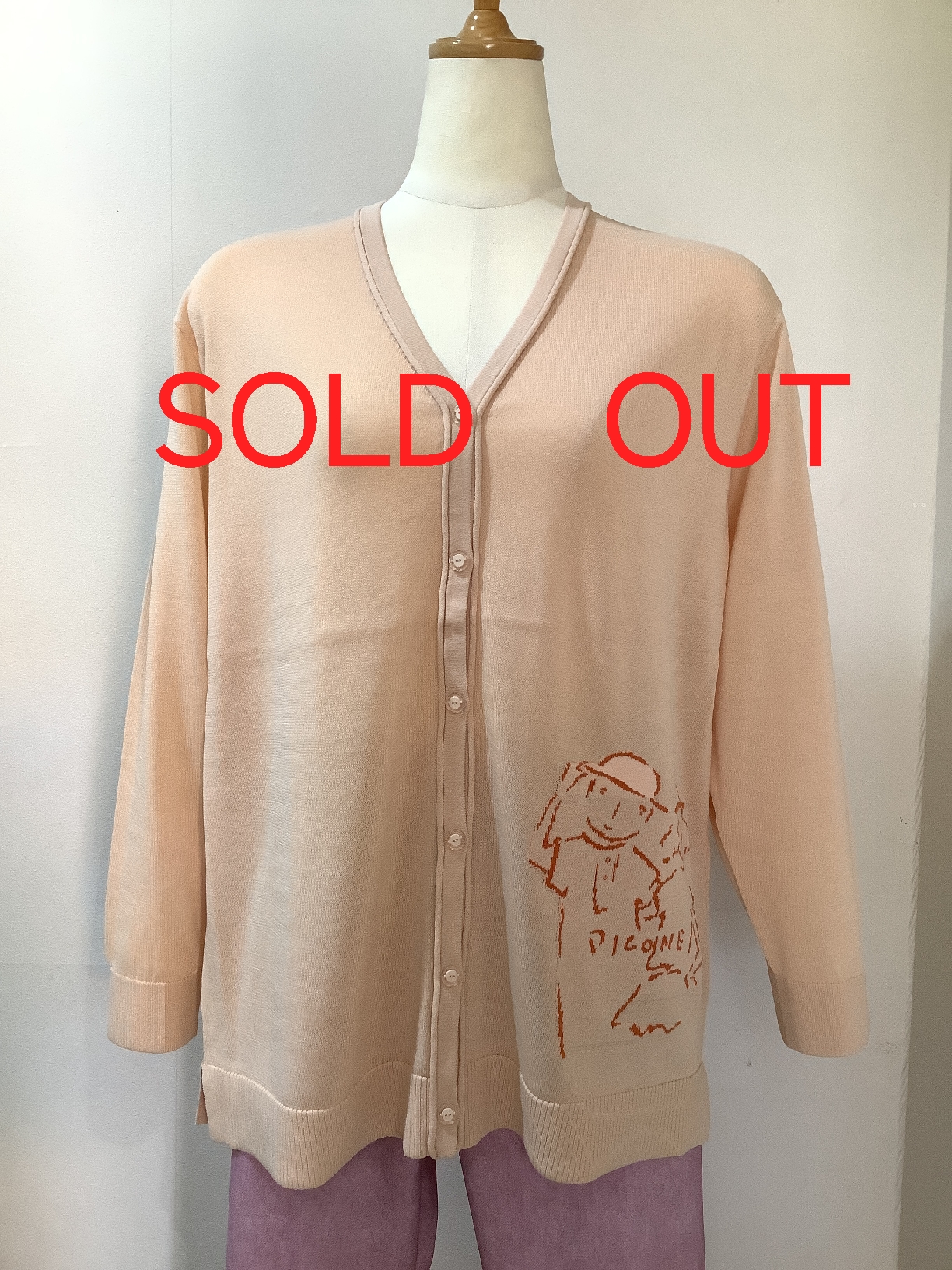 ピッコーネ（picone）4−PS11 オレンジカーディガン40  ¥41,800（税込）中段左