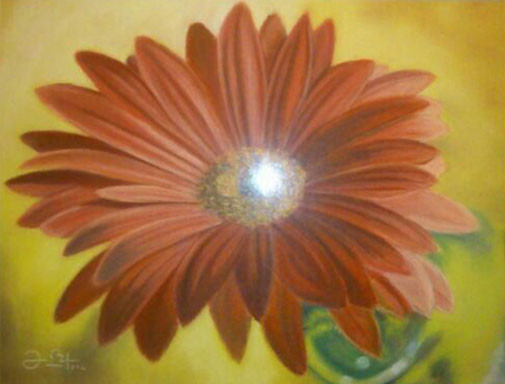 FLOR - Pastel sobre papel Canson - 2012