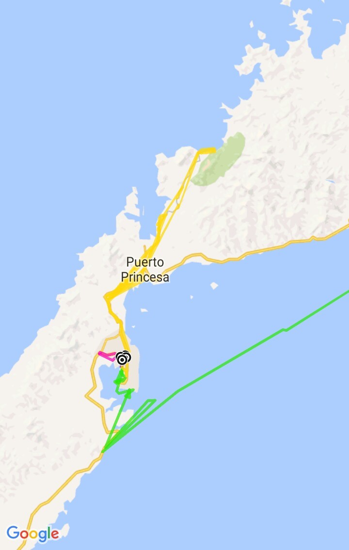 Reiseroute in Puerto