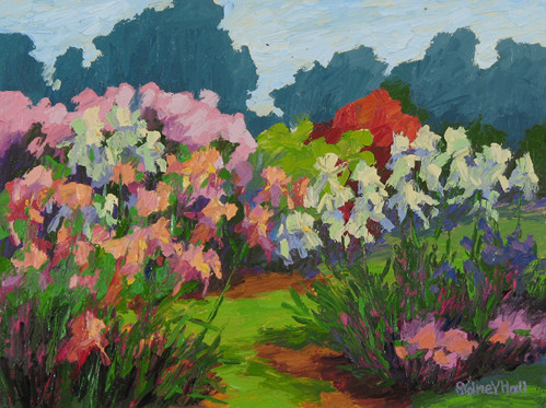 Iris Garden, 9x12, SOLD