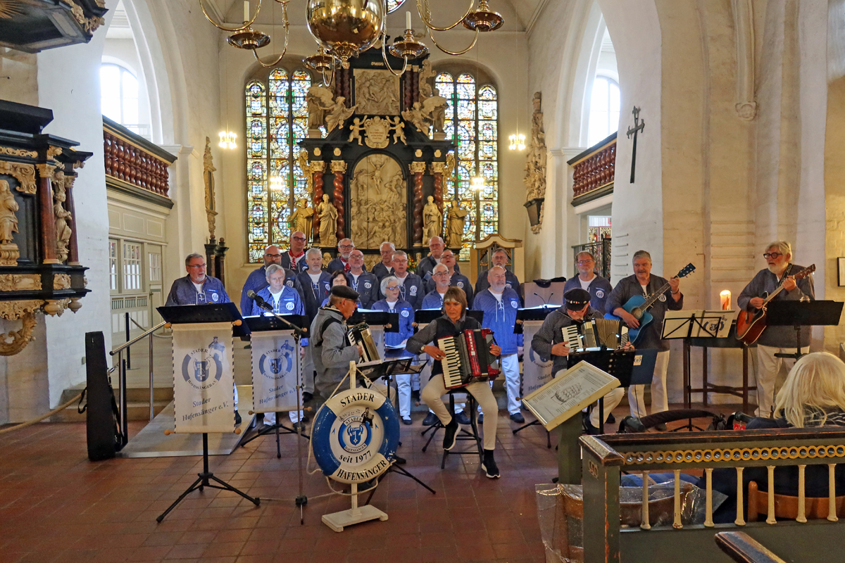 ..hier gaben wir ein kleines Konzert..