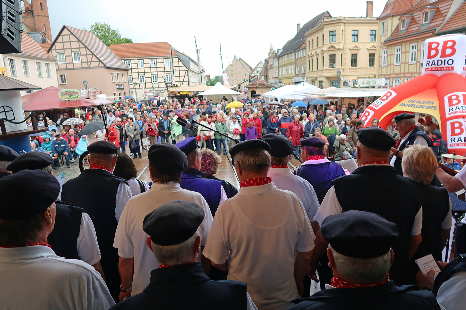 Auftritt der Stader Hafensänger ...