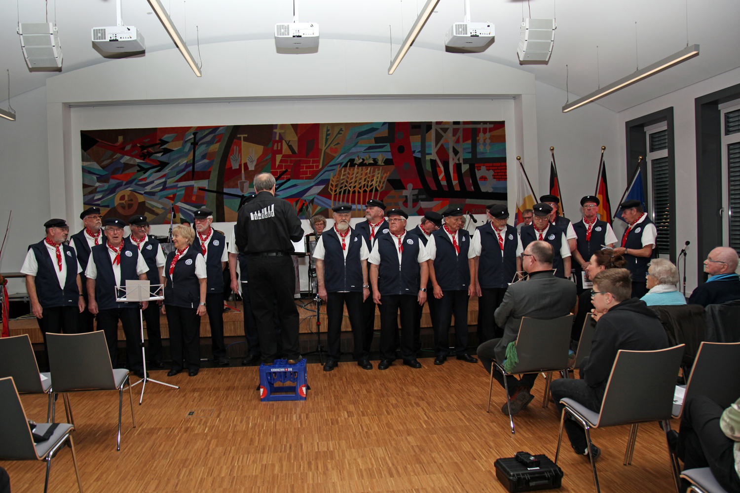 ...es ist soweit - GEMEINSAM  mit dem Orchester treten wir im Stader Kreishaus.....
