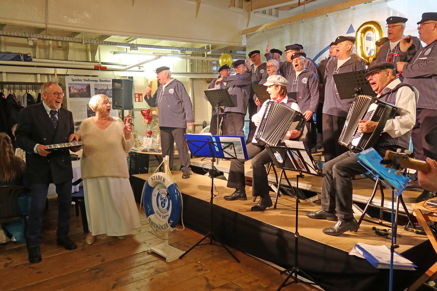 ..die Stimmung war sehr gut...