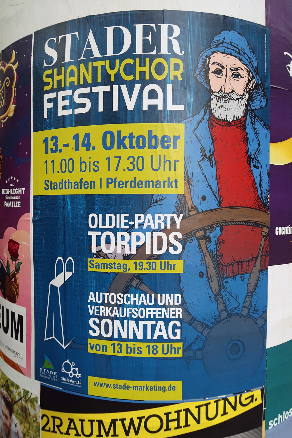 Plakat zum Shantychor Festival 2018