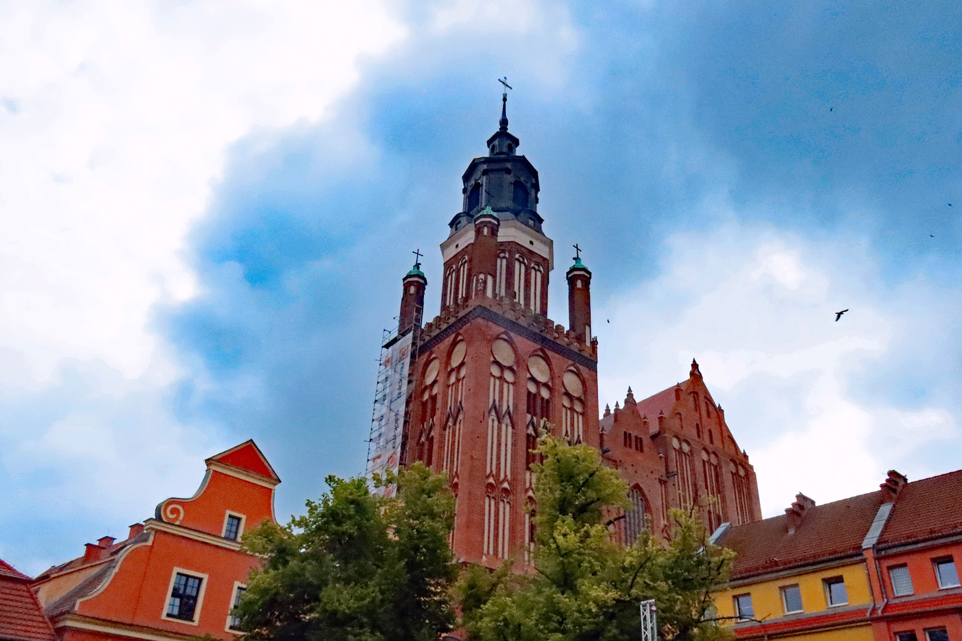 ..Marienkirche - einer der größten Kirchen Polens..
