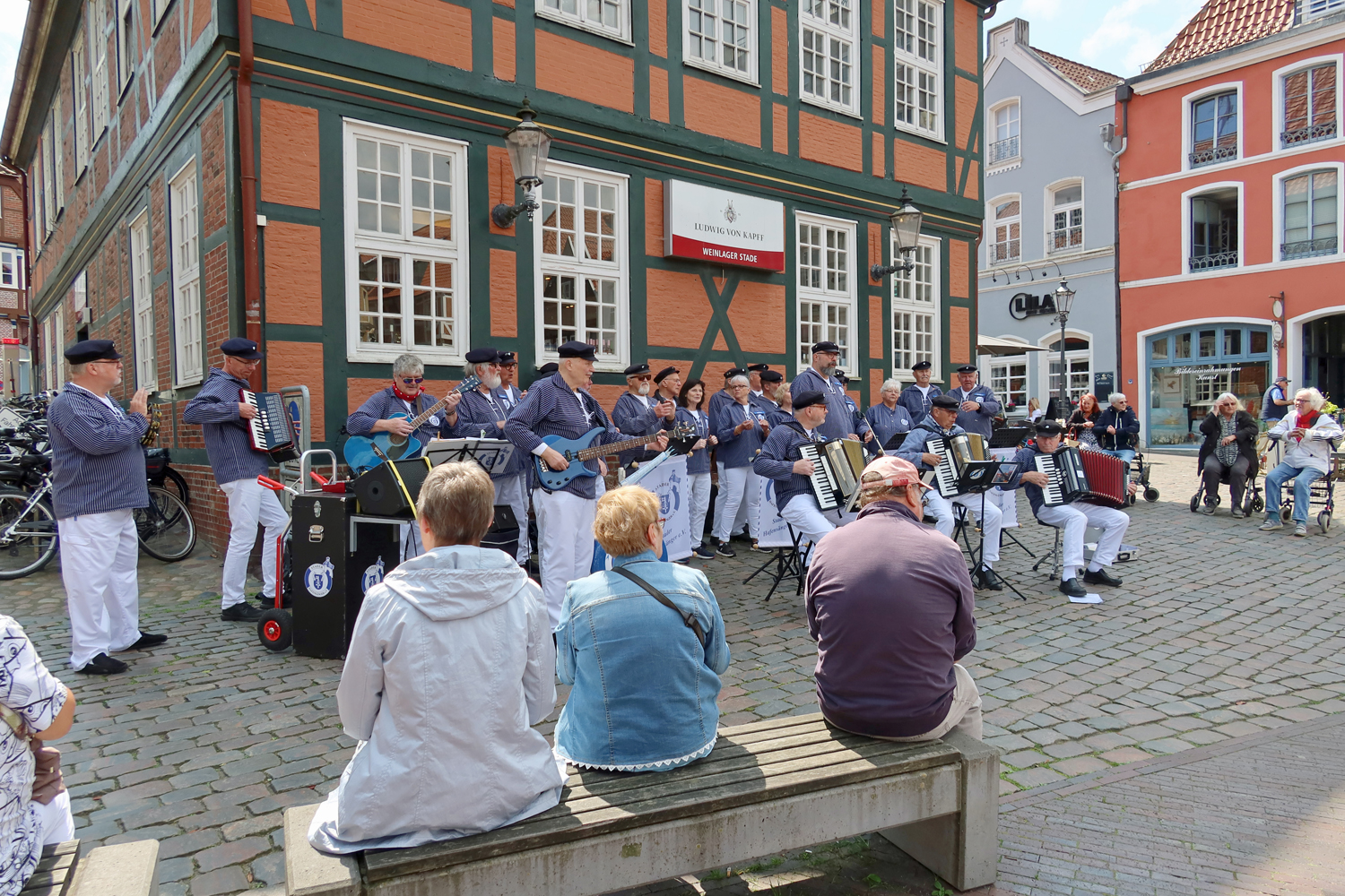 ..es waren sehr schöne Auftritte in der Stader Innenstadt. 