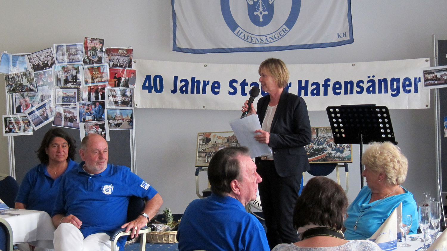 ....Sie wünschte uns weiterhin viel Erfolg