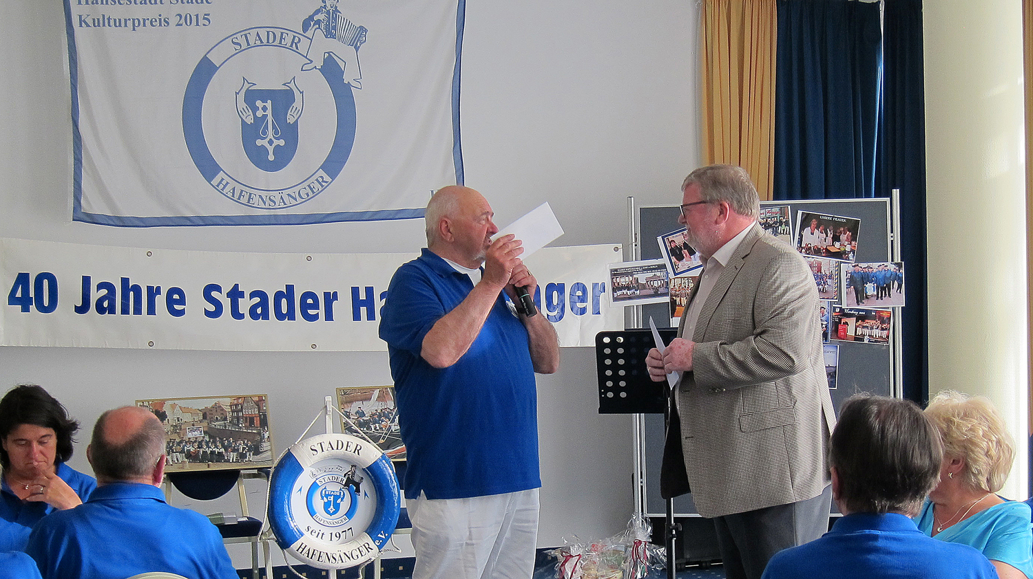 Weiterhin bekamen wir Glückwünsche und Grüße von Stade Aktuell...