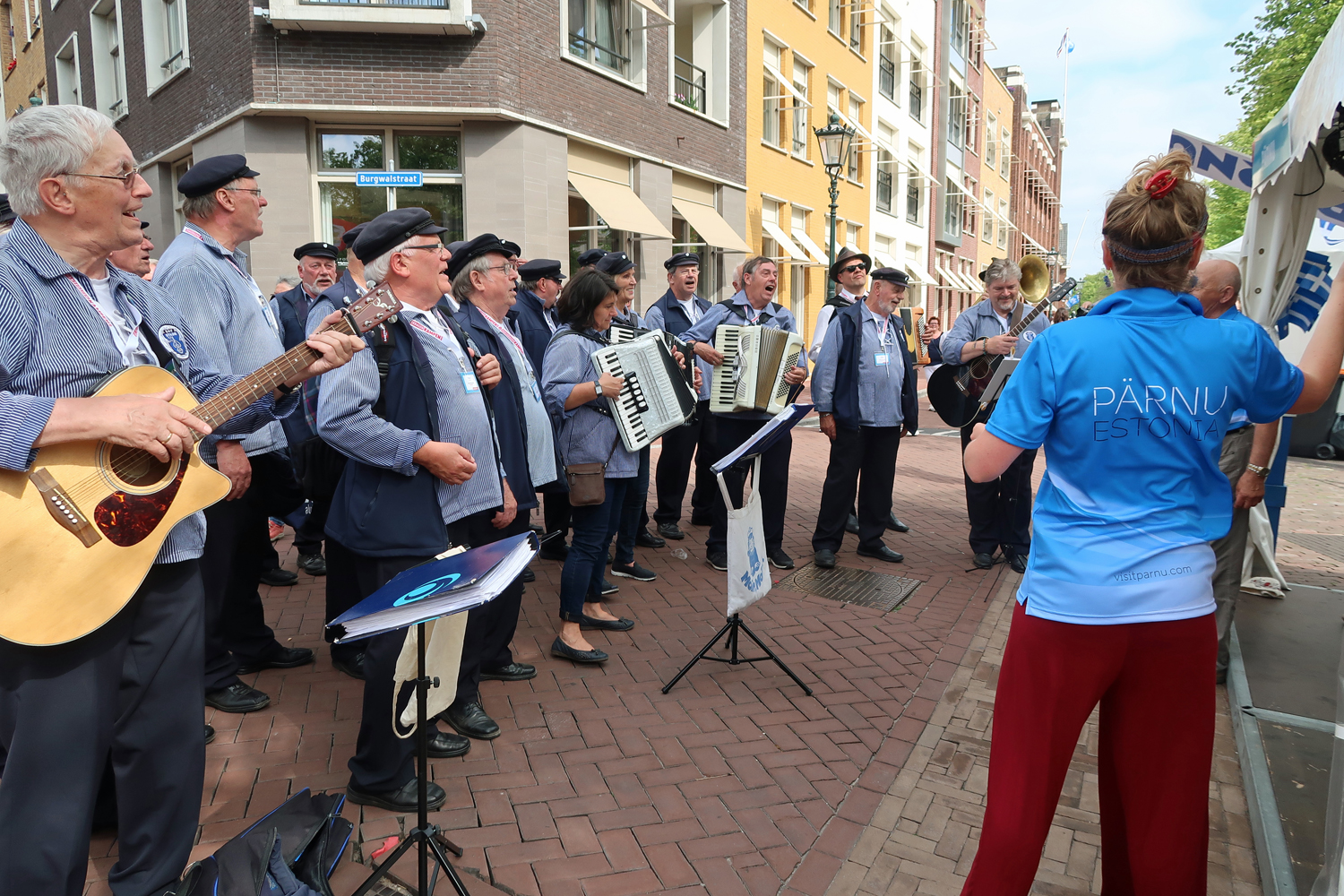 viel spaß hatten wir auch am Hansestand von Pärnu....