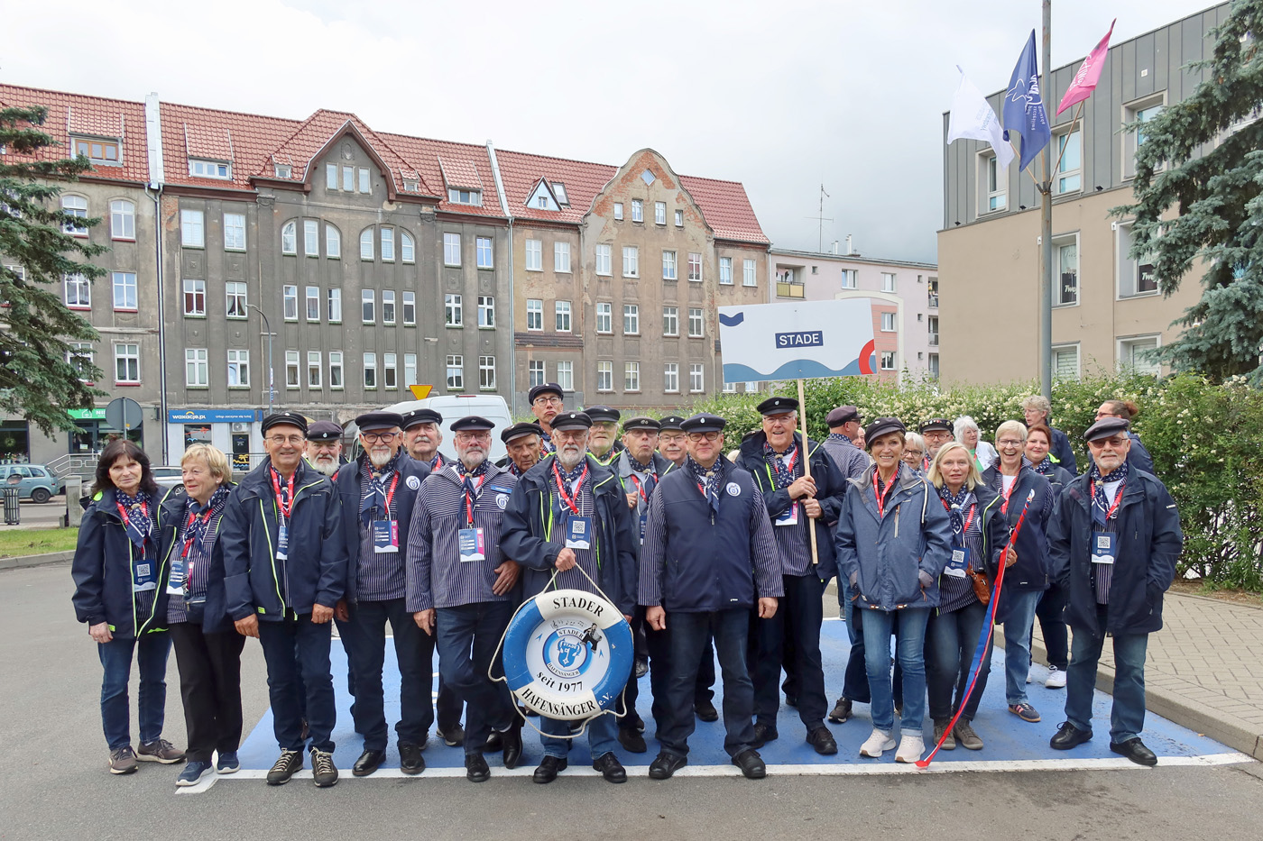 ..Aufstellung zur Eröffnungsparade..