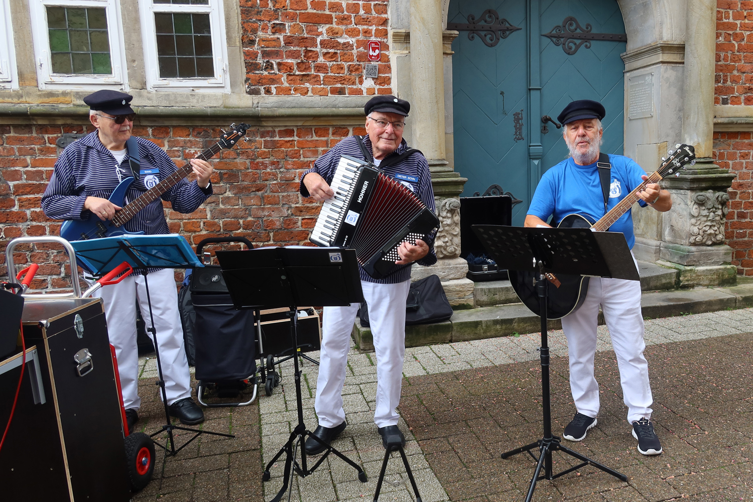 ...unsere Musiker sind immer gut gelaunt..