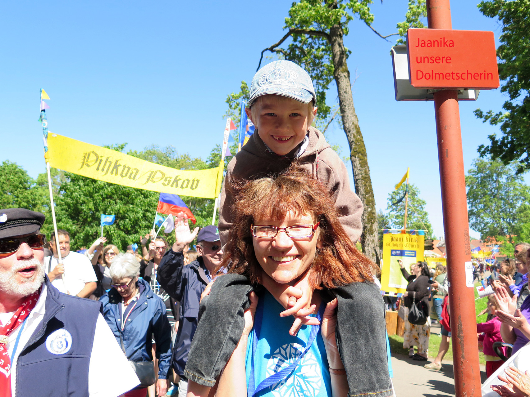 Jaanika unsere Dolmetscherin - DANKE-