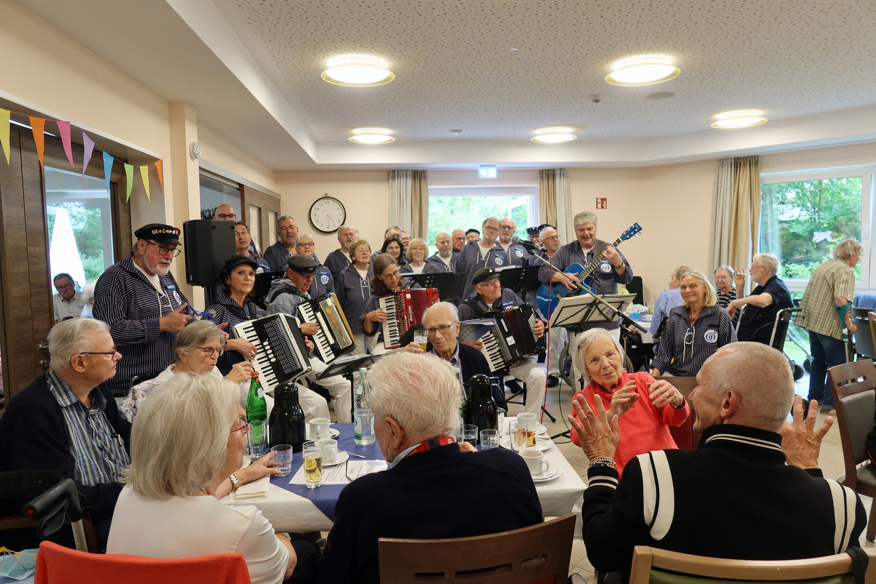 super Stimmung bei den Gästen..