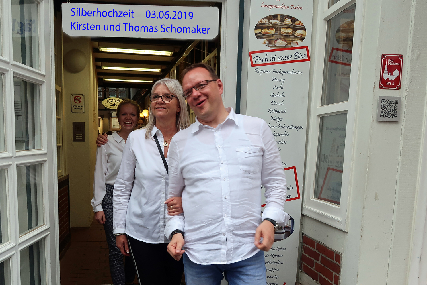 03.06.2019....Silberhochzeit - Kirsten und Thomas Schomaker....