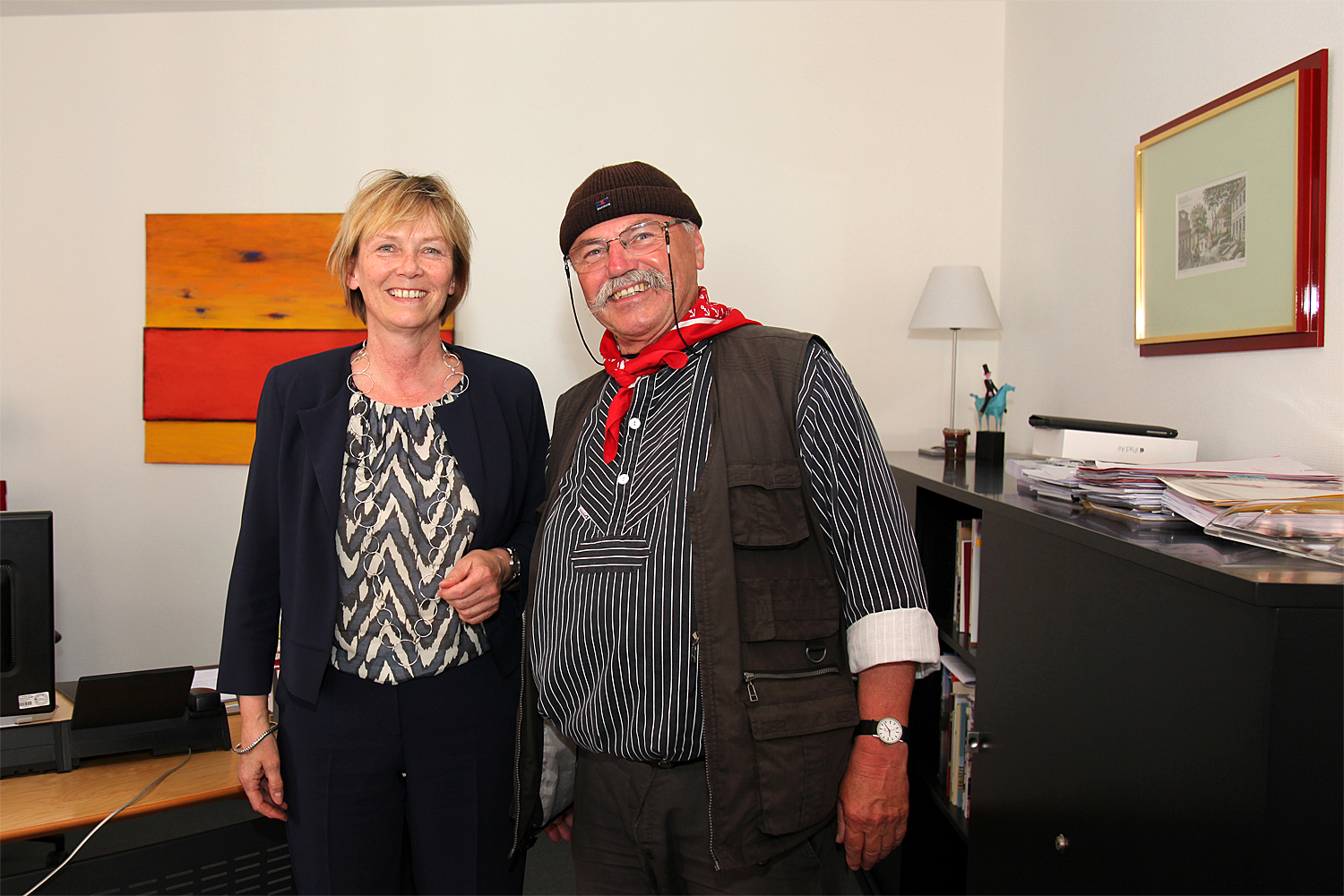 29.05.2017 - Bürgermeisterin Silvia Nieber und Hans Potratz  