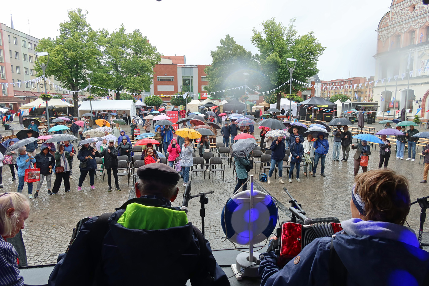 ..trotz Regen war die Stimmung super..