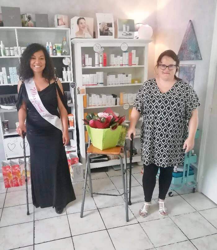 10 ans de l'Institut Bio Esthétique Renard en présence de Monique Cugnot Miss Handi France 2019