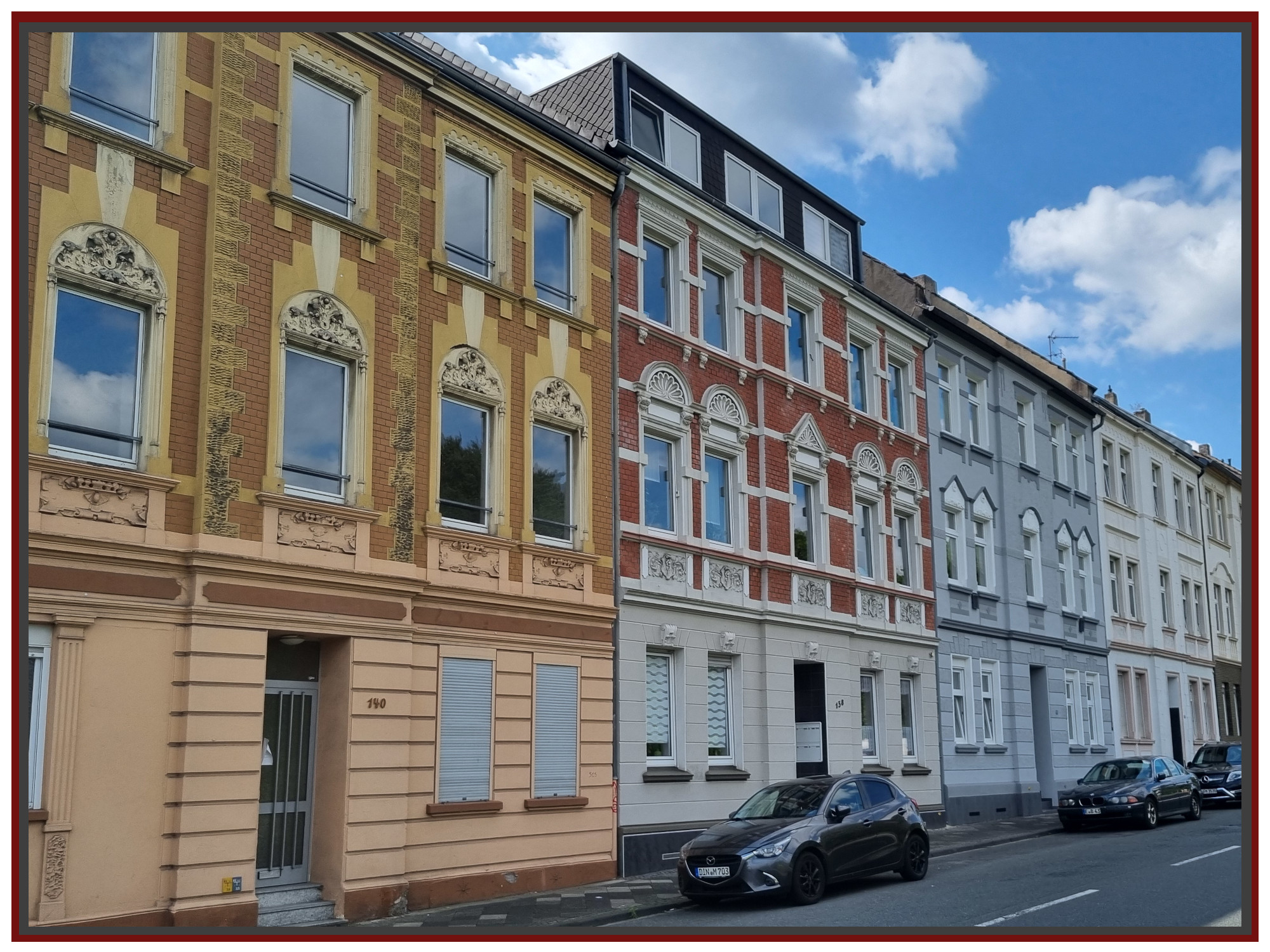 Typische Hauptstraßensiedlung Gründerzeit