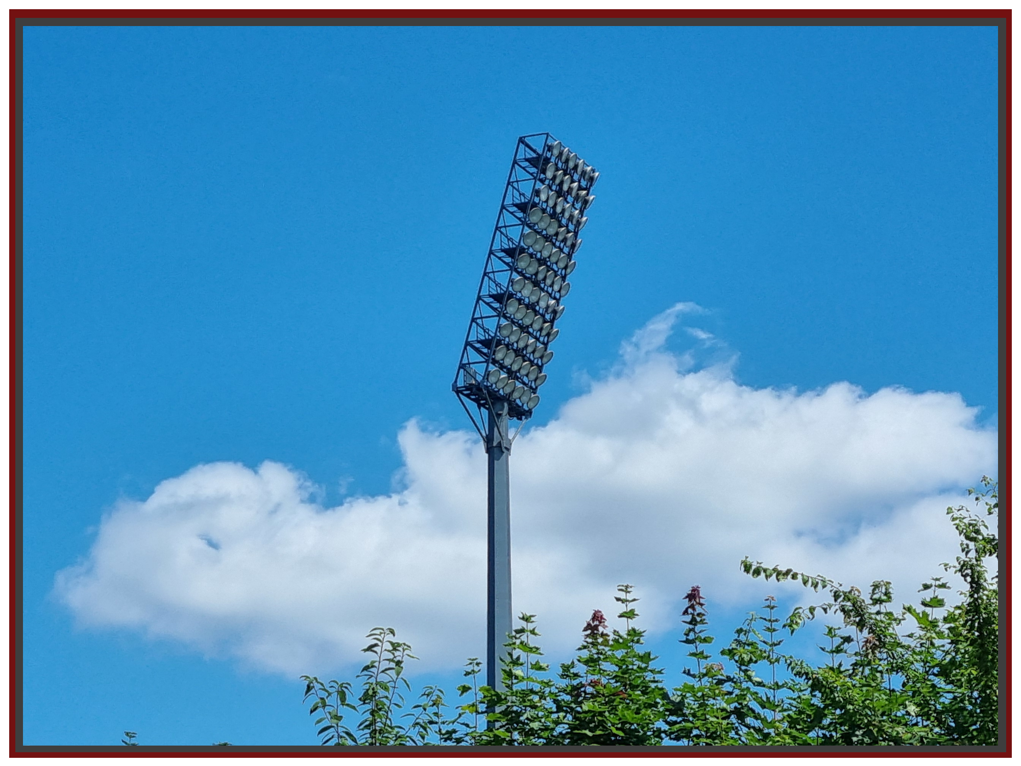 Flutlichtmast Parkstadion Schalke 68m