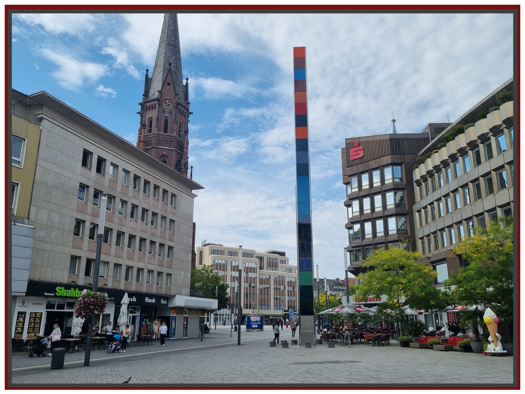 "Gelsenkirchener Prisma" von Jürgen LIT Fischer (Innenstadt Gelsenkirchen)