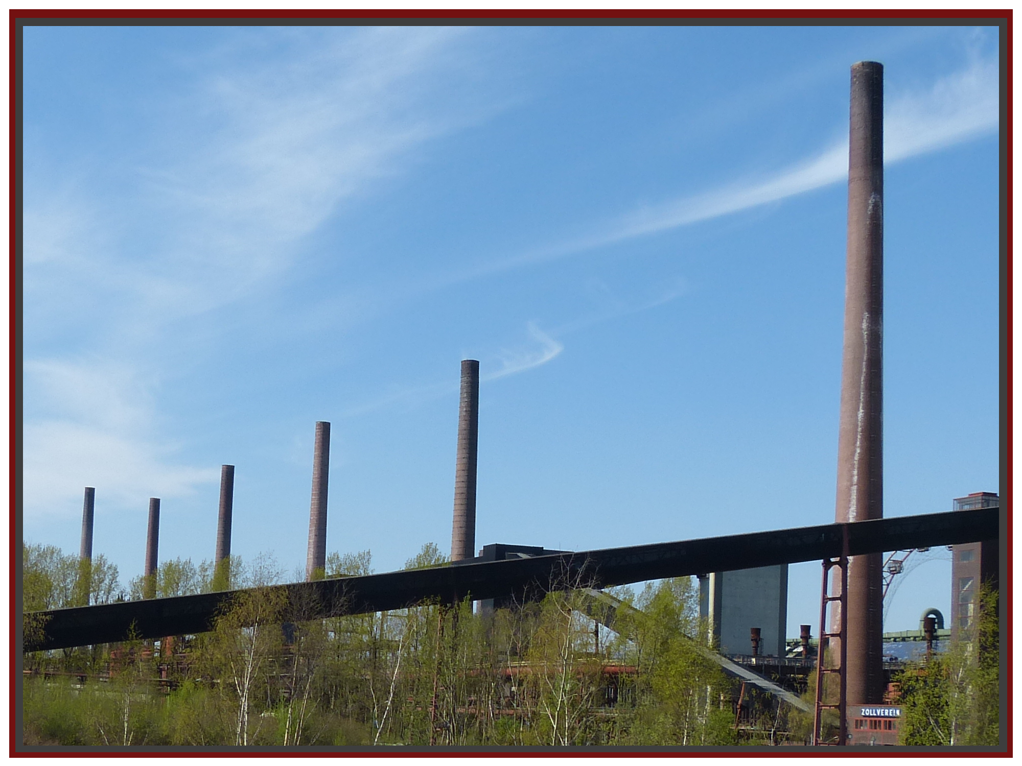 Schornsteine "6 Brüder" Zeche Zollverein 98m