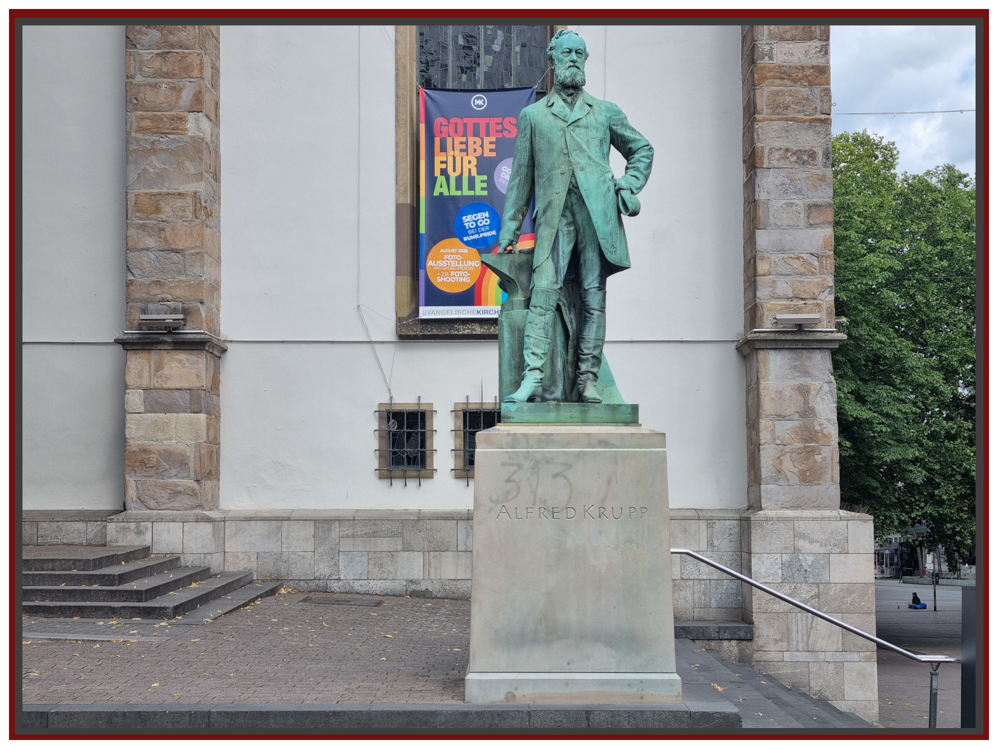 "Denkmal Alfred Krupp" von Fritz Schaper (Essen Innenstadt)