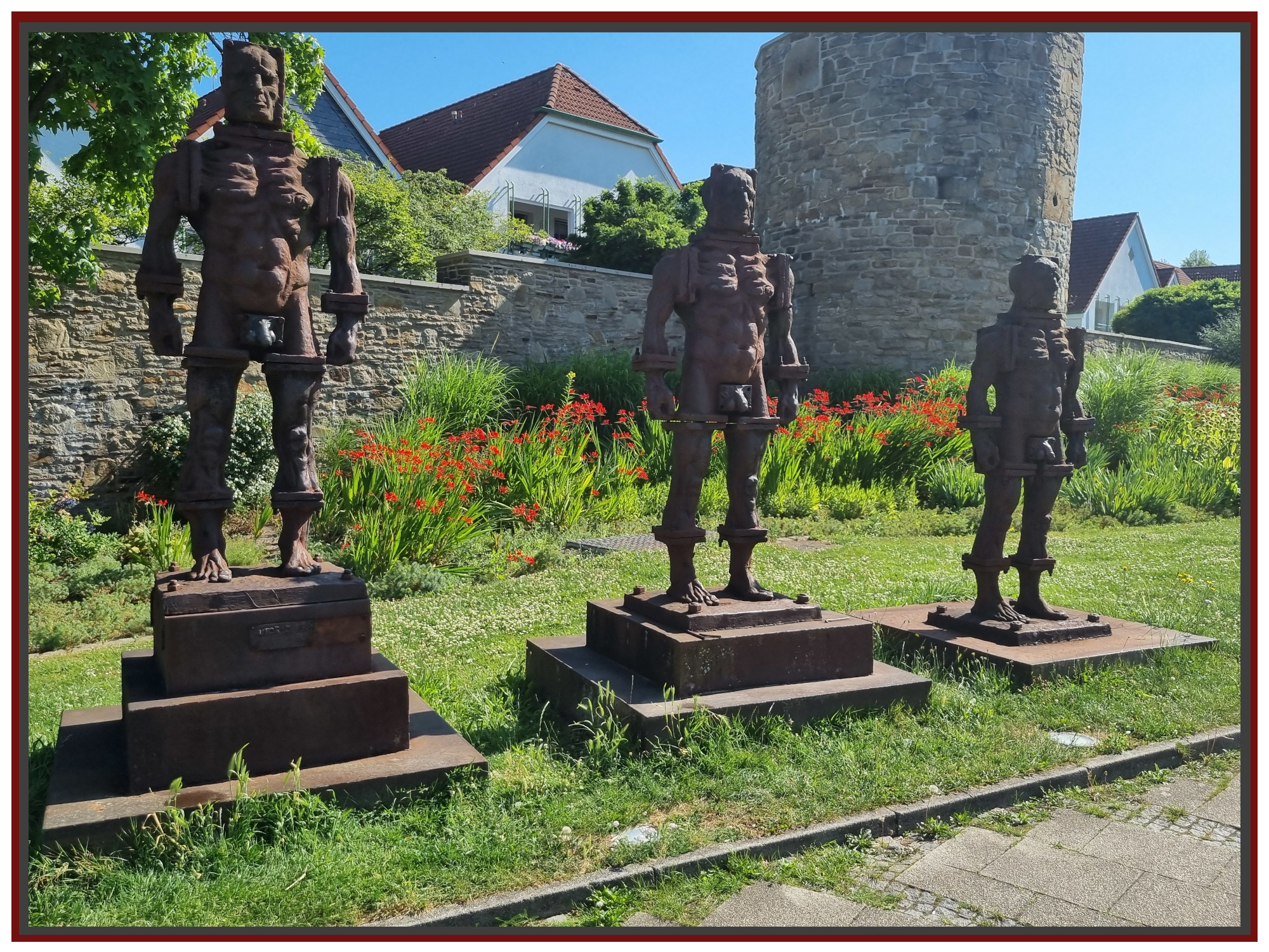 "Menschen aus Eisen" von Zbigniew Frączkiewicz (Hattingen Altstadt)