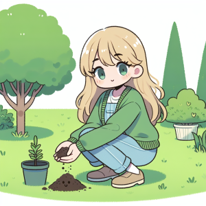 mädchen im garten regale