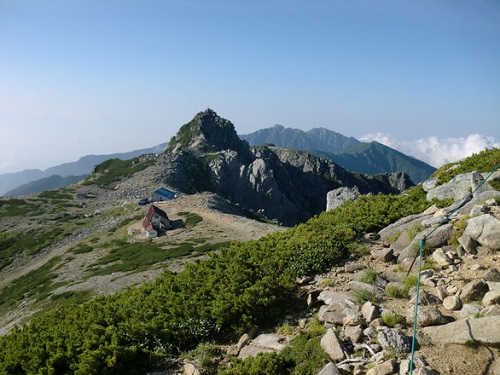山わんこボクのはいきんぐリポート　日本アルプス　木曽駒ケ岳～宝剣岳　宝剣岳