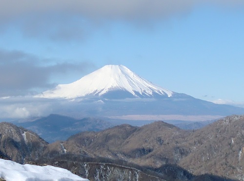 山わんこ　ボクのはいきんぐリポート　丹沢　鍋割山～丹沢主稜　富士山と鬼ヶ岩