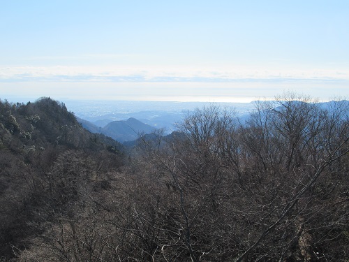 山わんこ　ボクのはいきんぐリポート　山行報告目次　丹沢　仏果山～経ヶ岳　仏果山からの相模湾