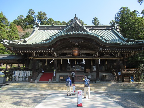 今日のスタート地点、筑波山神社です。