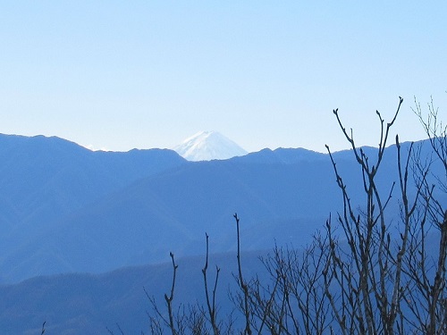 山わんこ　ボクのはいきんぐリポート　山行報告目次　秩父・奥秩父　両神山　両神山から見る富士山