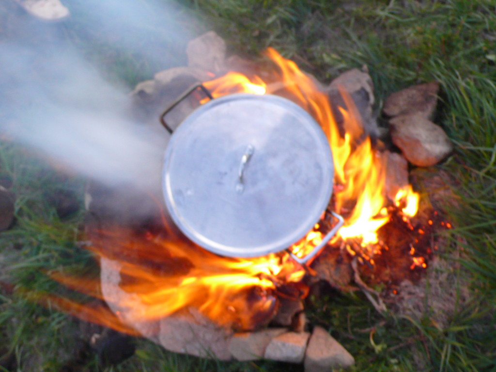 Diner en bivouac