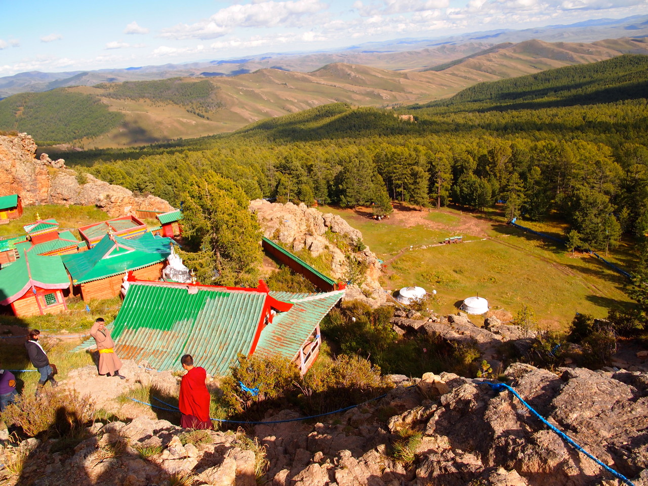 Au Khangai, le monastère de Tuvkhun au nord de l'Orkhon