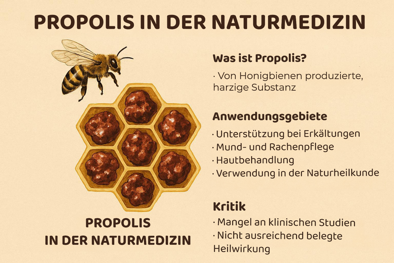 Propolis – Wirkung, Anwendung und Kritik | Was sagt die Wissenschaft?