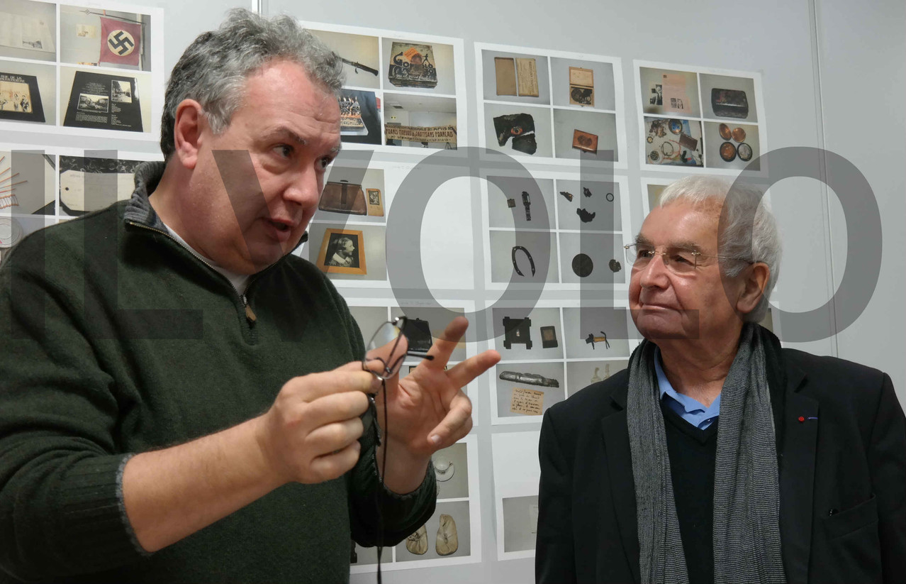 Il regista Mauro Vittorio Quattrina con il signor Robert Hebras