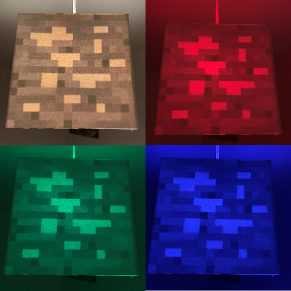 DIY - Deckenleuchte im Minecraft-Style