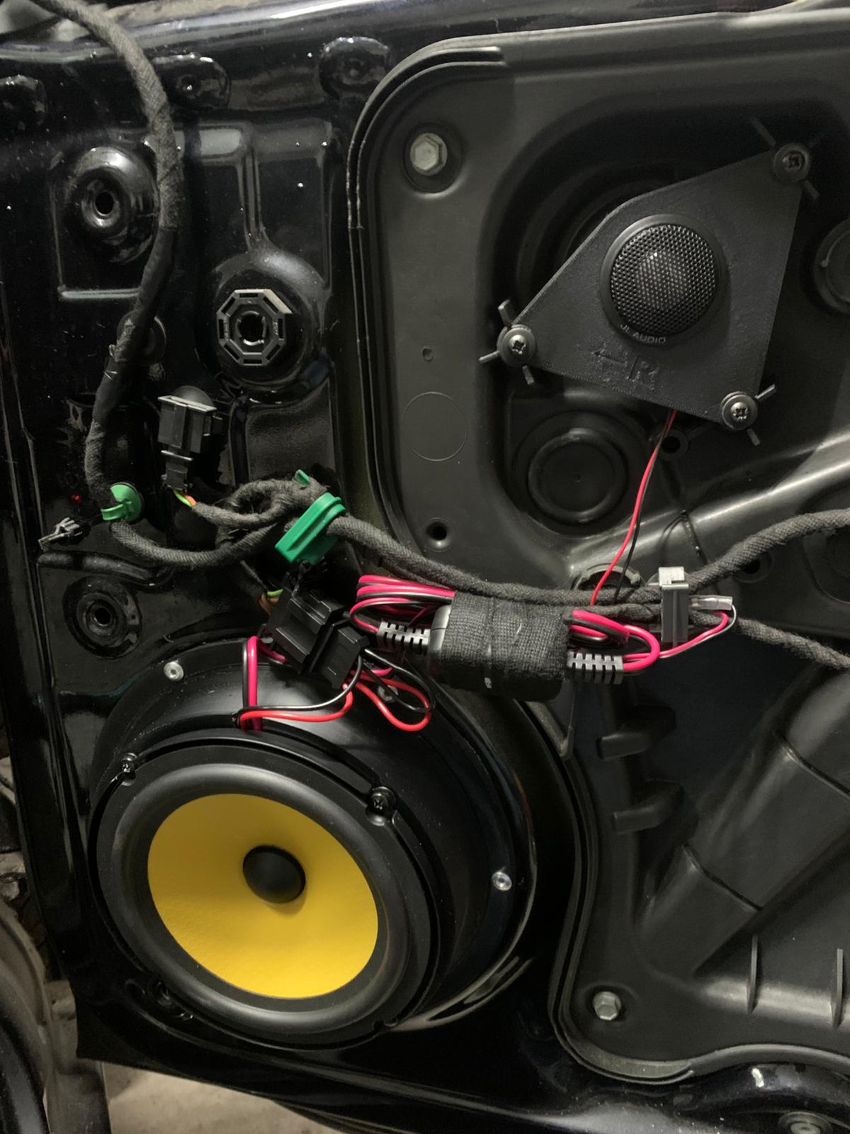 JL Audio C1 650, Car Hifi Upgrade, Lautsprecher Tür Umbau VW EOS