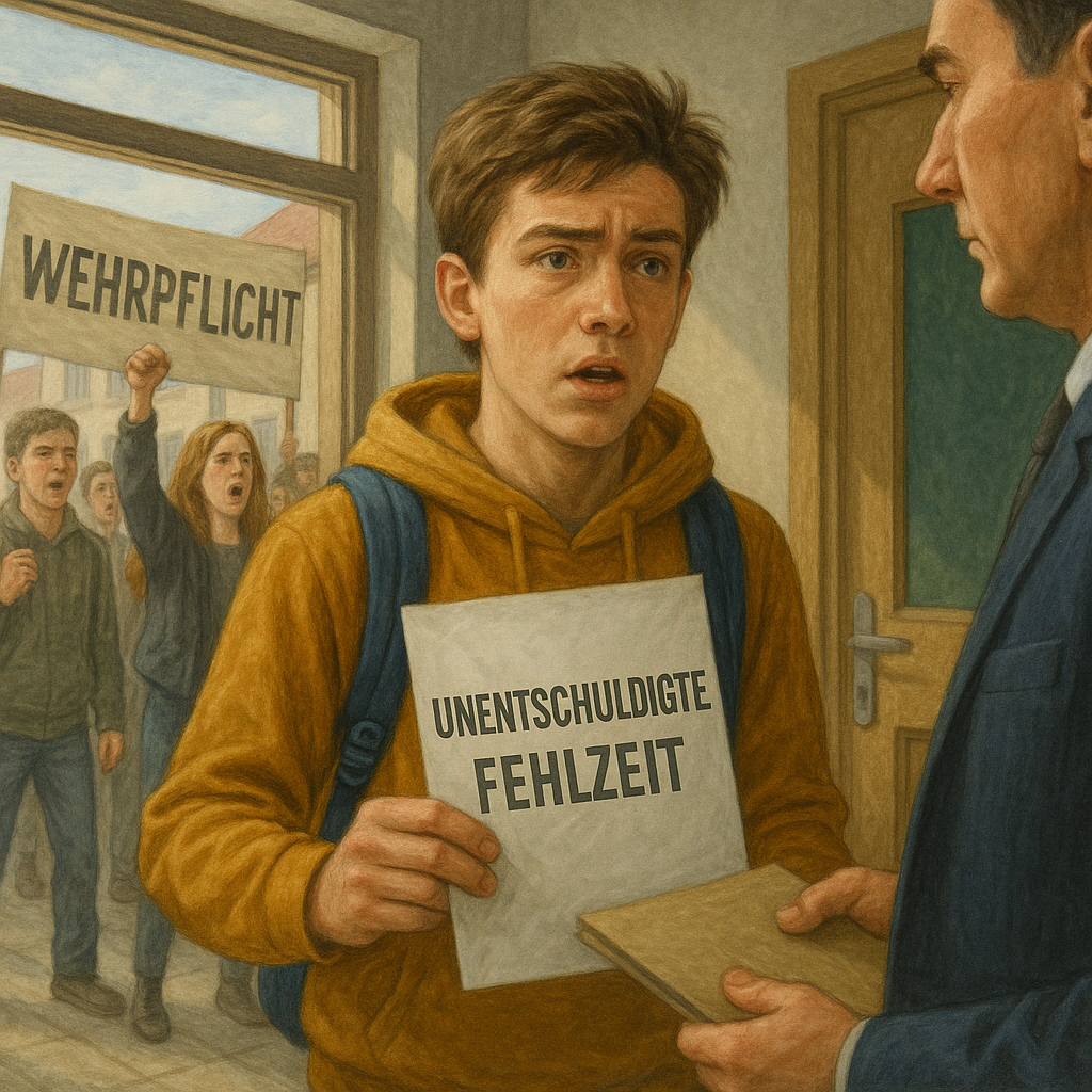 Schulstreik gegen die Wehrpflicht – was tun bei Verweisen, Ausschlüssen und Zeugnisvermerken?