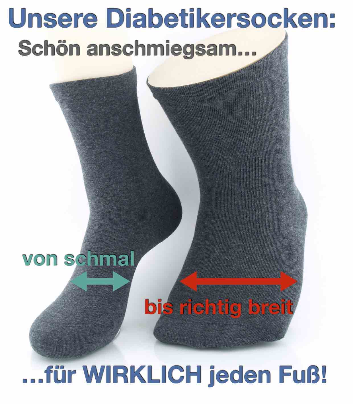 Diabetikersocken Fur Empfindliche Fusse Strumpf Klaus