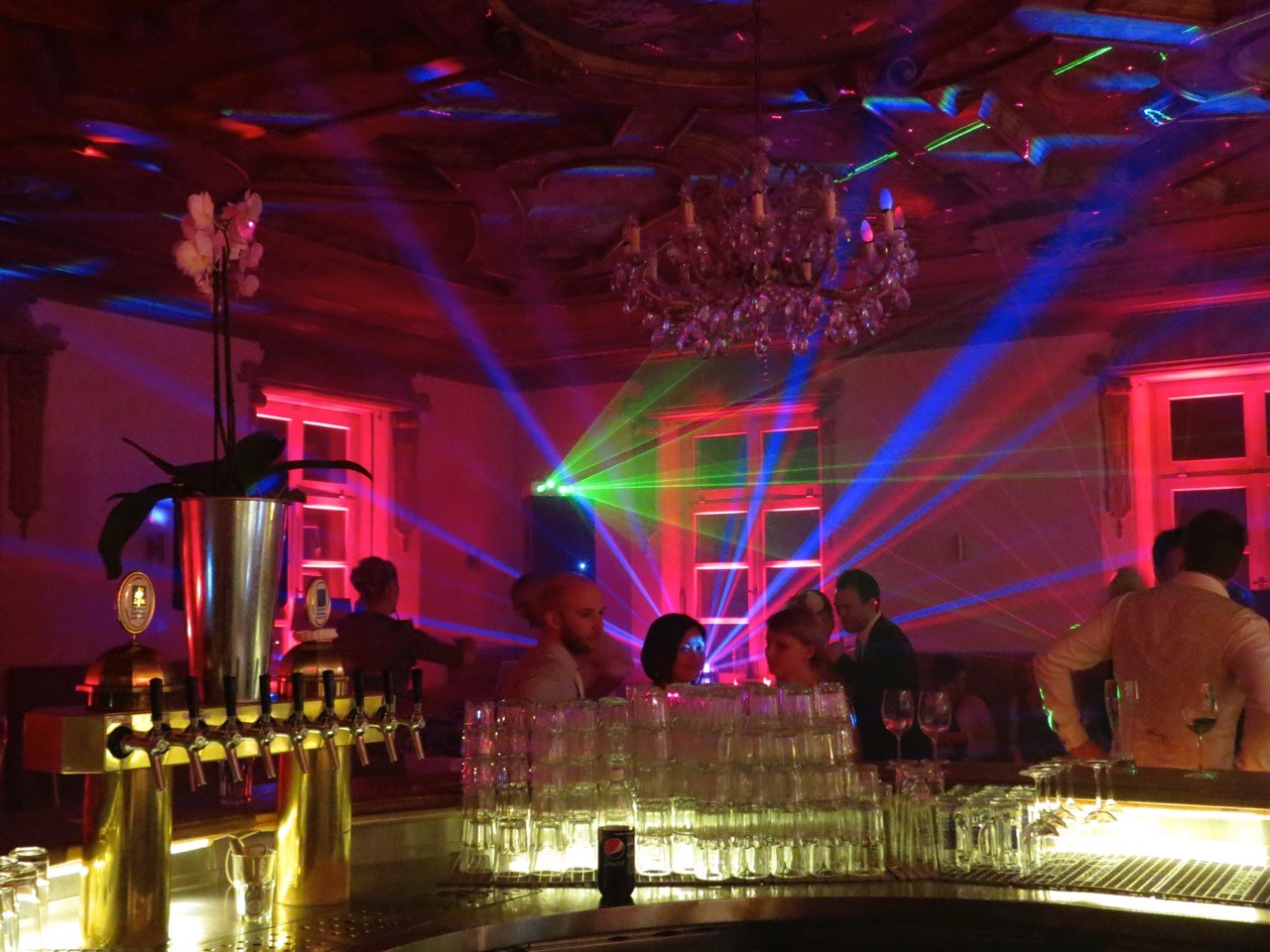 Hochzeit mit großer Lightshow