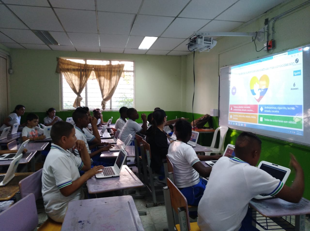 Evaluación Semana por la PAZ - Día de la tecnología - Jornada Tade - Aplicación Kahoot