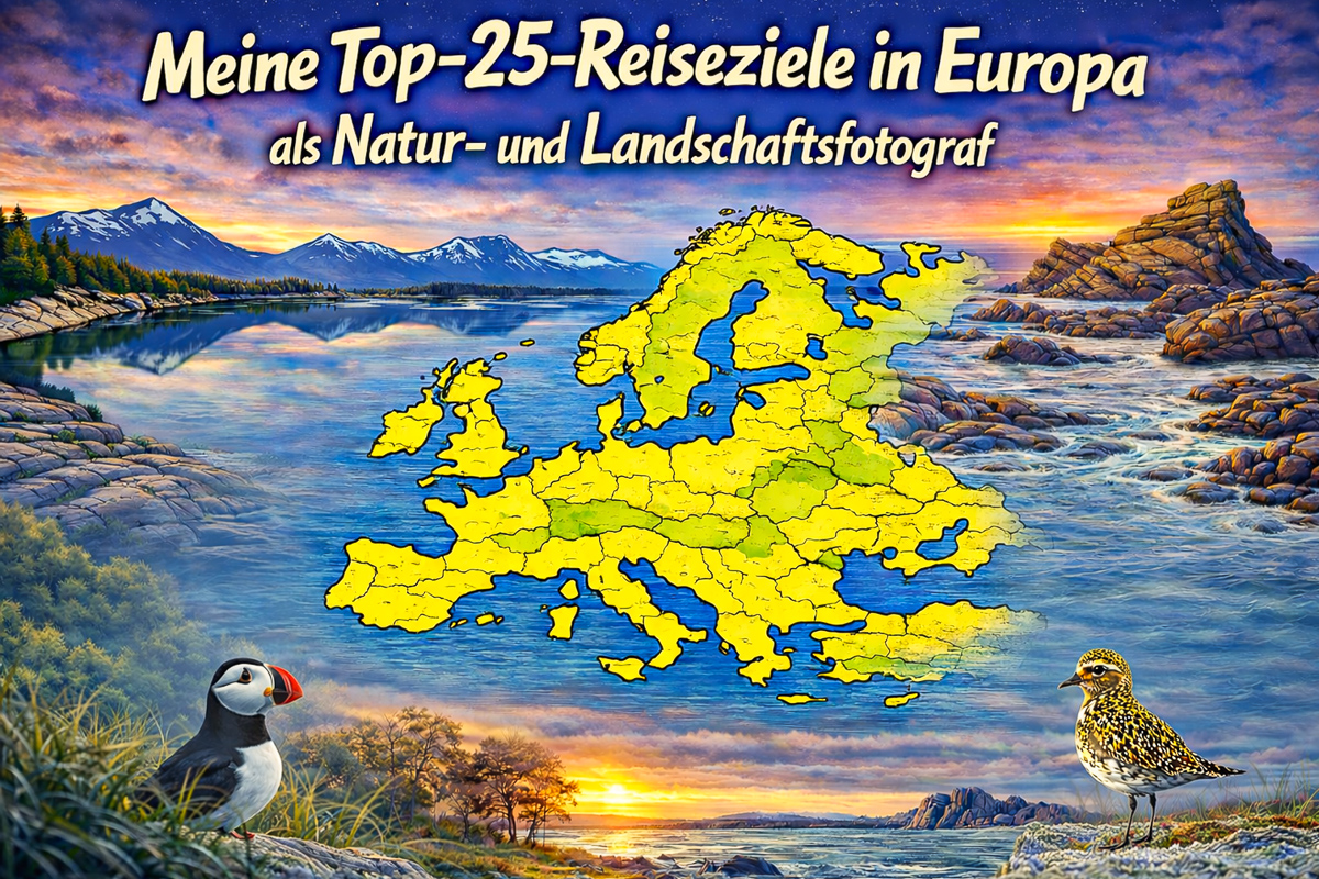 Meine Top-25-Reiseziele in Europa, als Natur- und Landschaftsfotograf