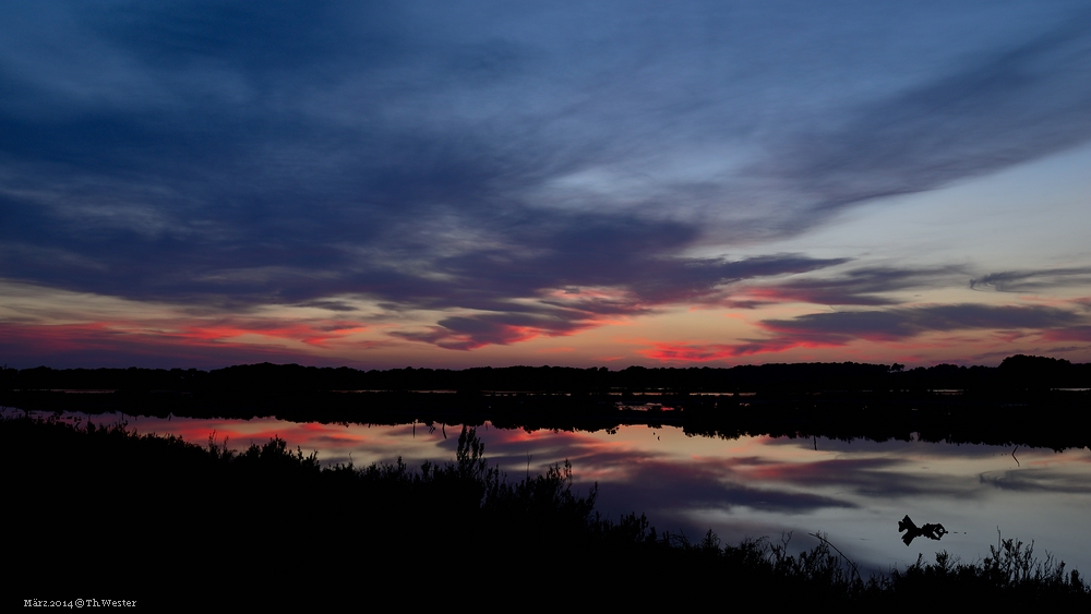 Ein intensiver Sonnenuntergang (B91)